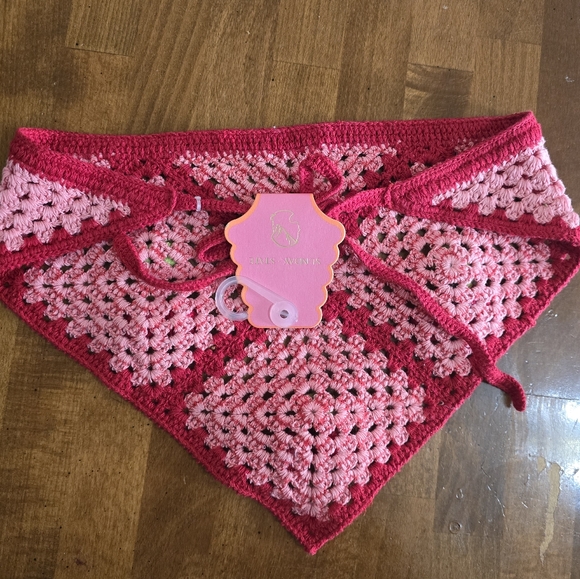 Cherry Crochet Bandana - Picture 2 of 4